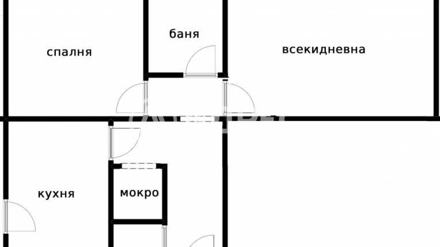 Spacious Partially Furnished Apartment in Burgas, Bulgaria – 61m2 - Image 1