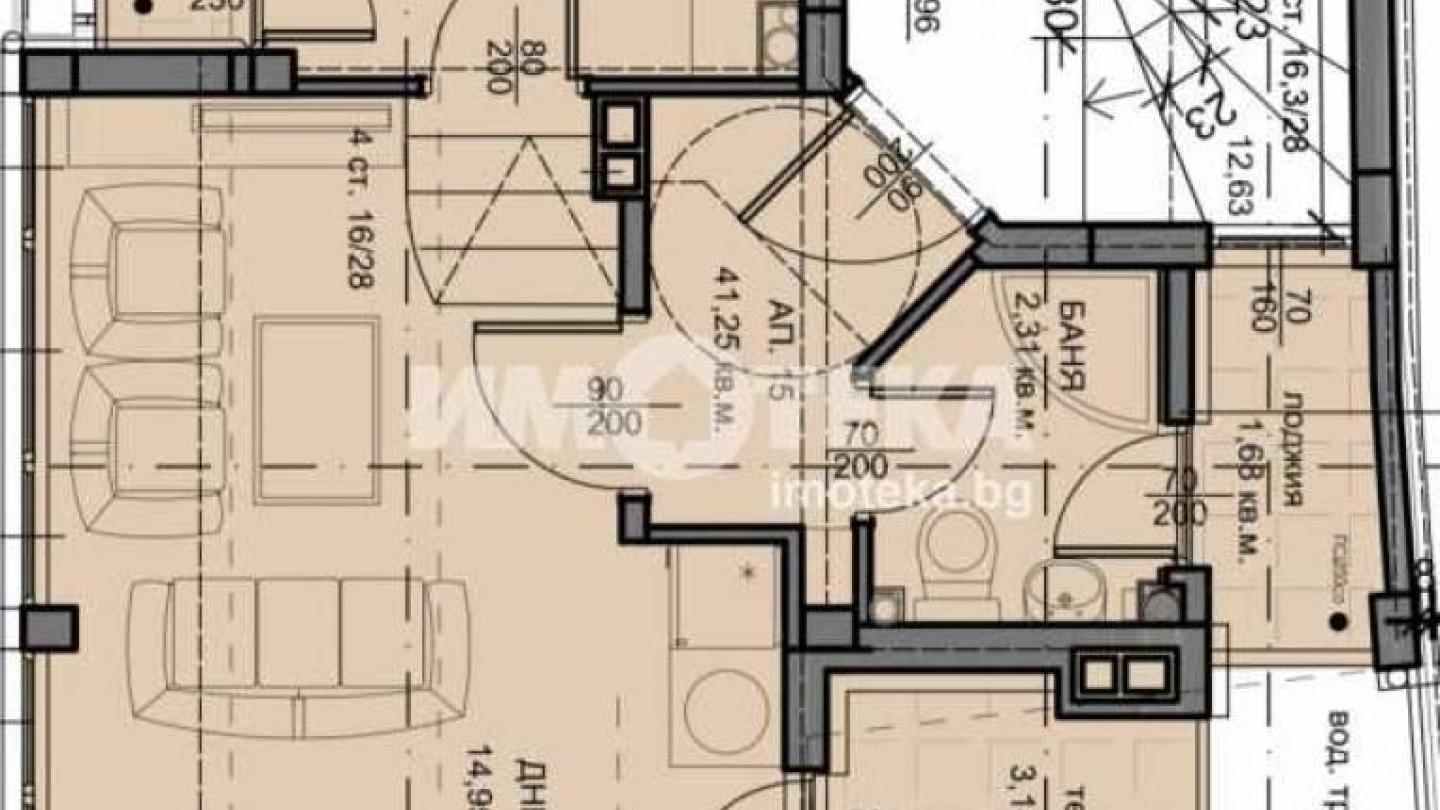 Spacious 1-Bedroom Apartment in Varna with Two Terraces - For Sale - Image 1