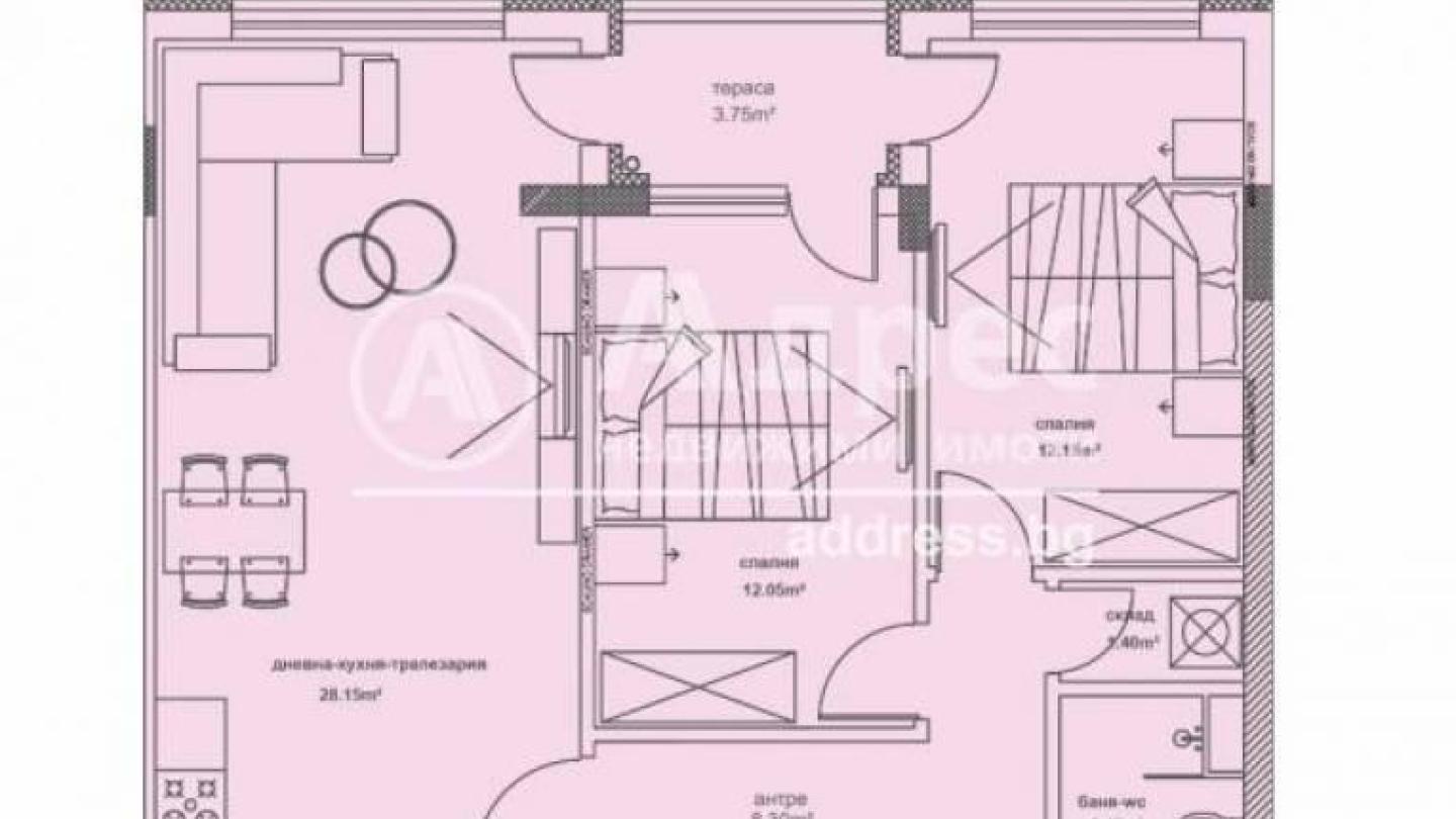 Spacious Two-Bedroom Apartment for Sale in Burgas, Bulgaria - Image 1