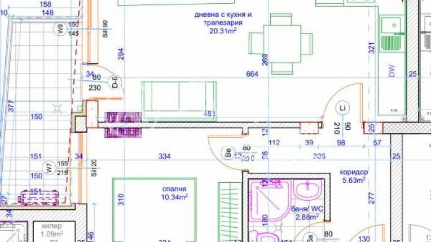 Spacious 2-Bedroom Apartment for Sale in Varna City Center - Image 1