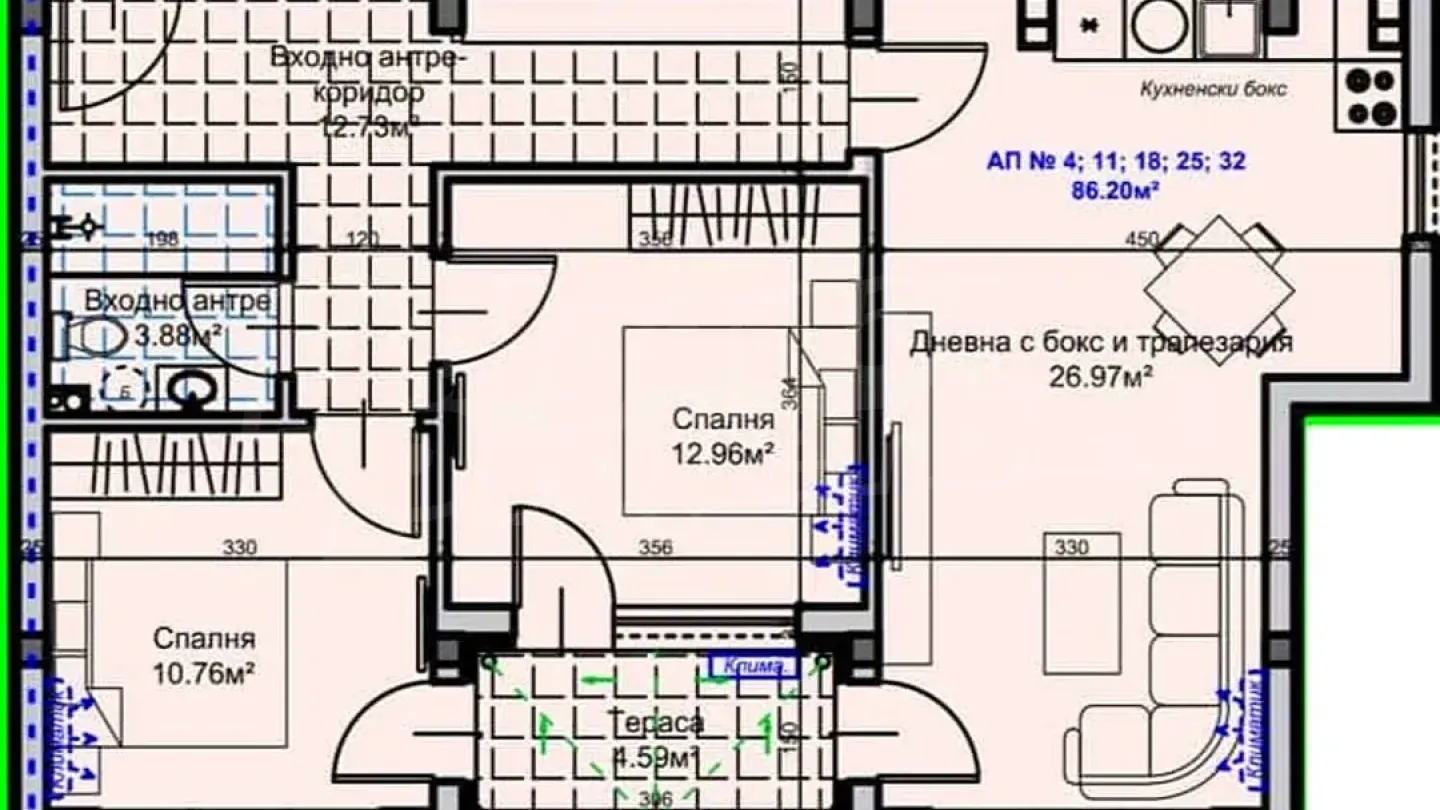 Spacious Two-Bedroom Apartment in New Stara Zagora Building - Image 3