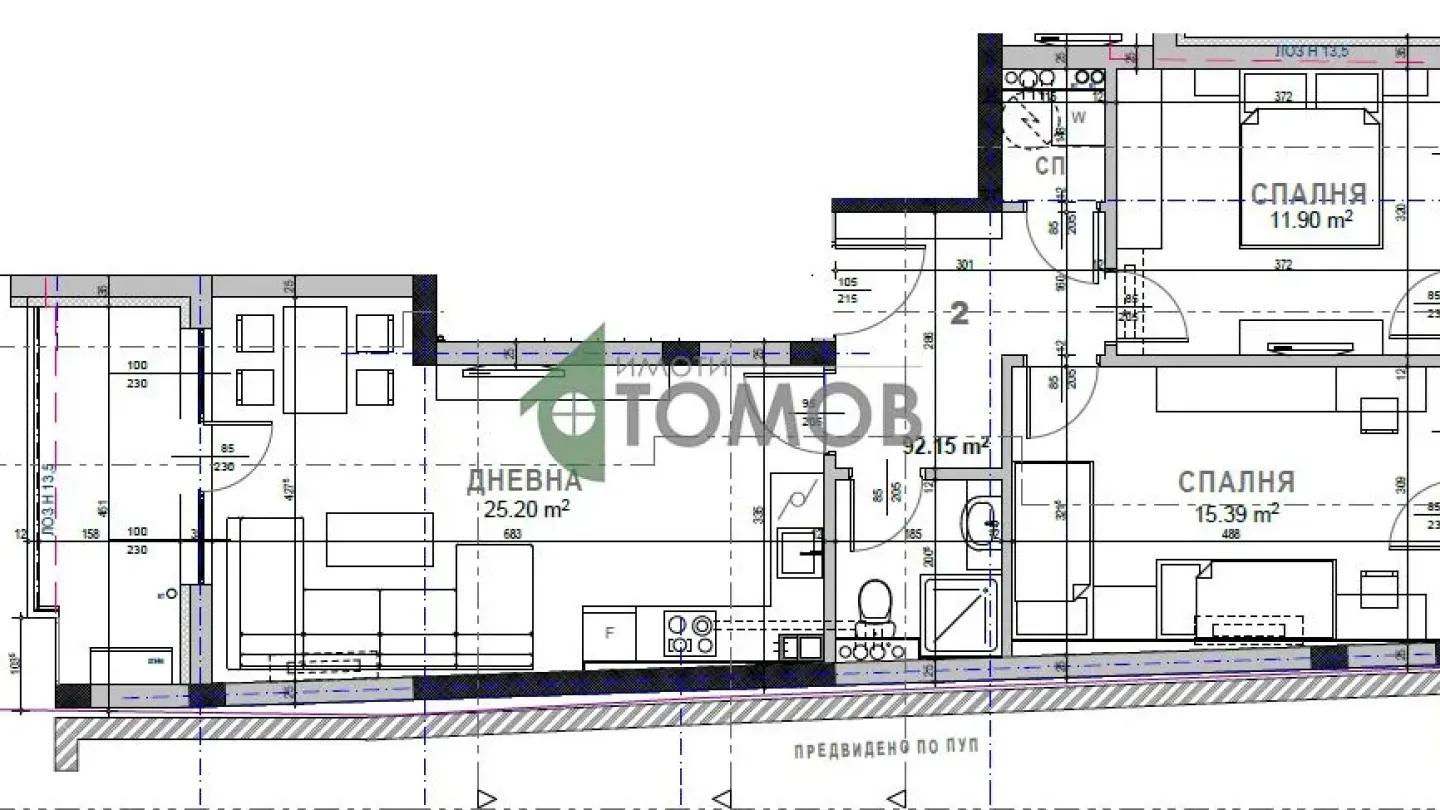 Spacious 3-Bedroom Apartment in Kazaniski Quarter, Stara Zagora - Image 3