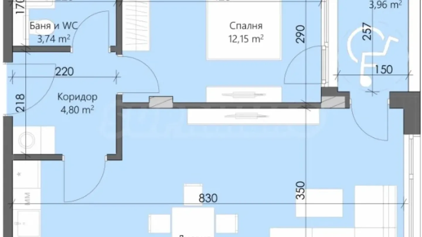 Modern 2-Bedroom Apartment in Plovdiv, Bulgaria - Image 4