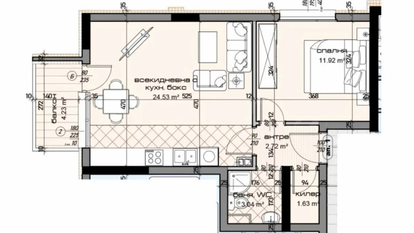 Modern 2-Bedroom Apartment in Varna's Mladost - Image 1