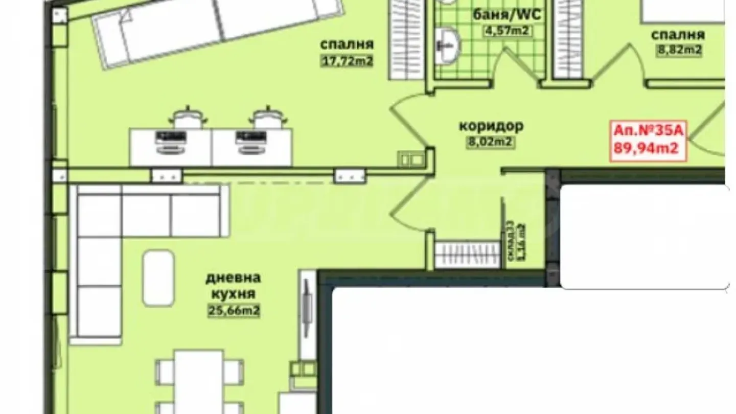 Modern 2-Bedroom Apartment in Burgas' Meden Rudnik - Image 3