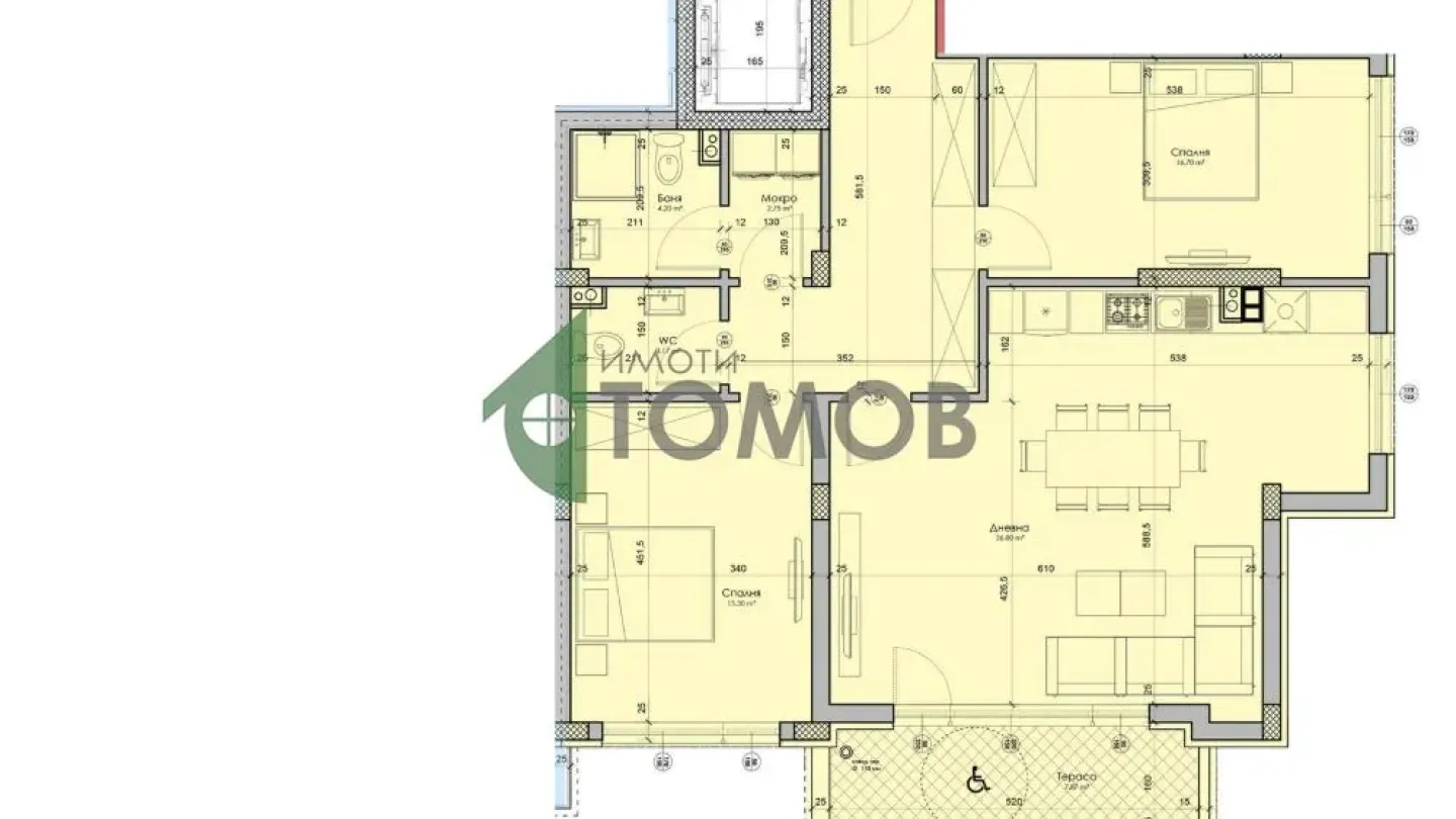 Spacious 3-Bedroom Apartment in Zheleznik - West, Stara Zagora - Image 3
