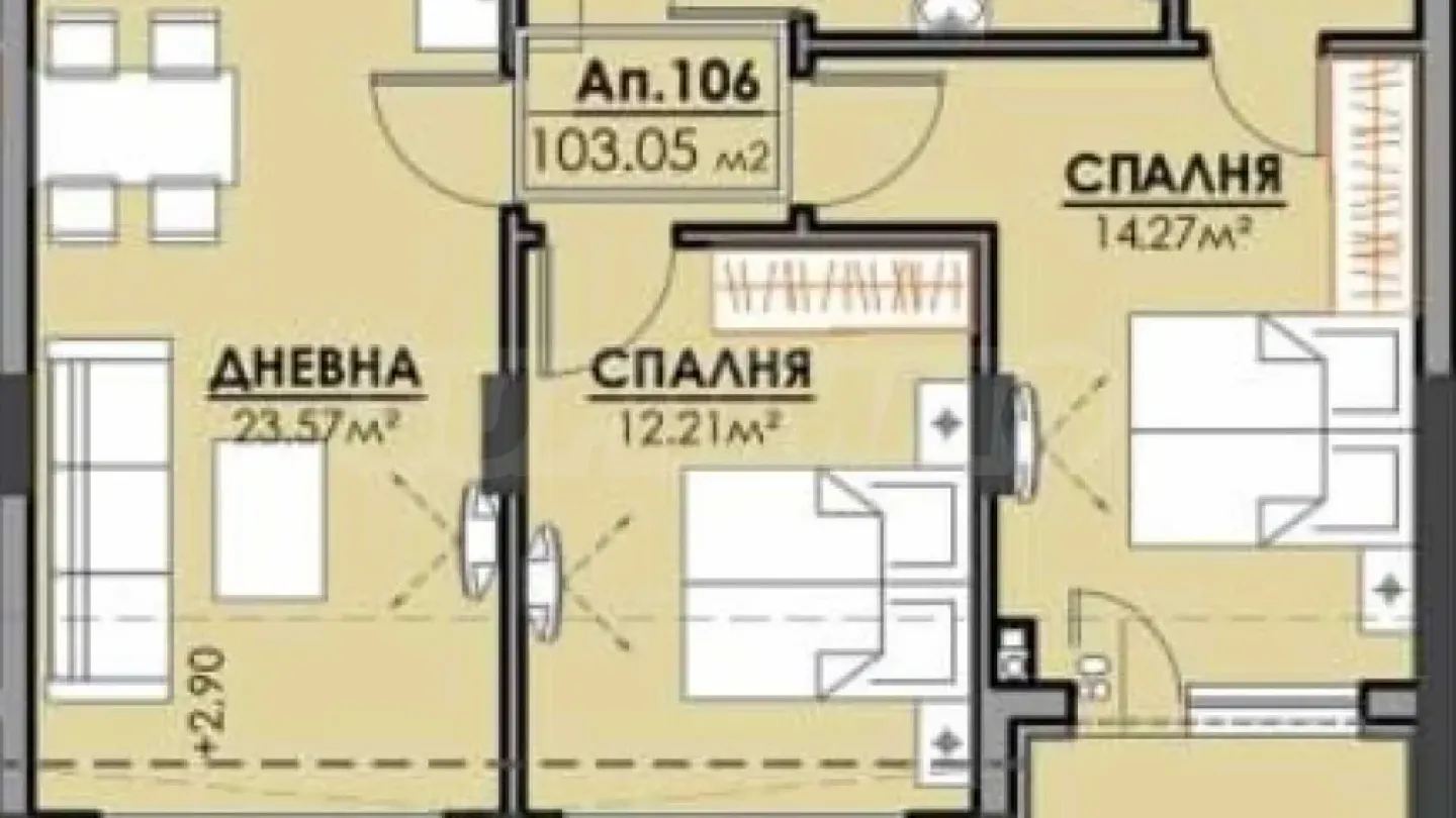 Spacious 3BR Apartment - Burgas "Madica" - Image 2