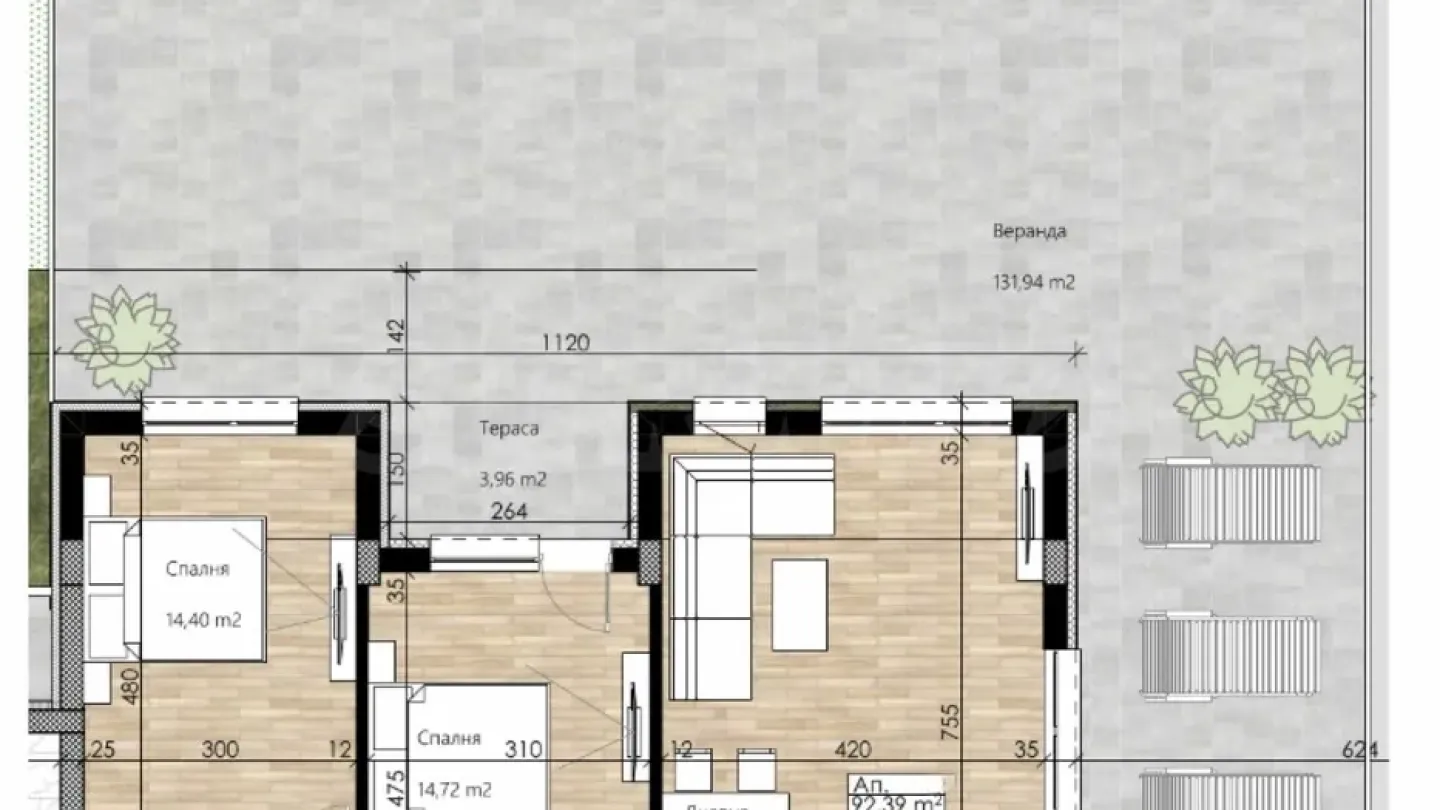 Spacious Plovdiv Apartment with Large Terrace - Image 5