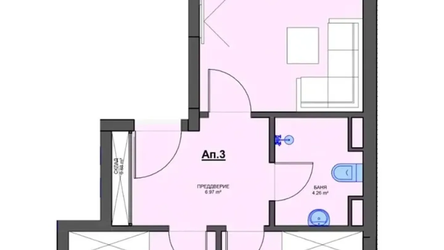 Spacious 2-Bedroom Apartment in Krastova Vada, Sofia – New Construction - Image 4