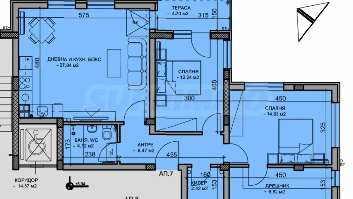 Stylish 3-Room Apartment Near Plovdiv Park - Image 2