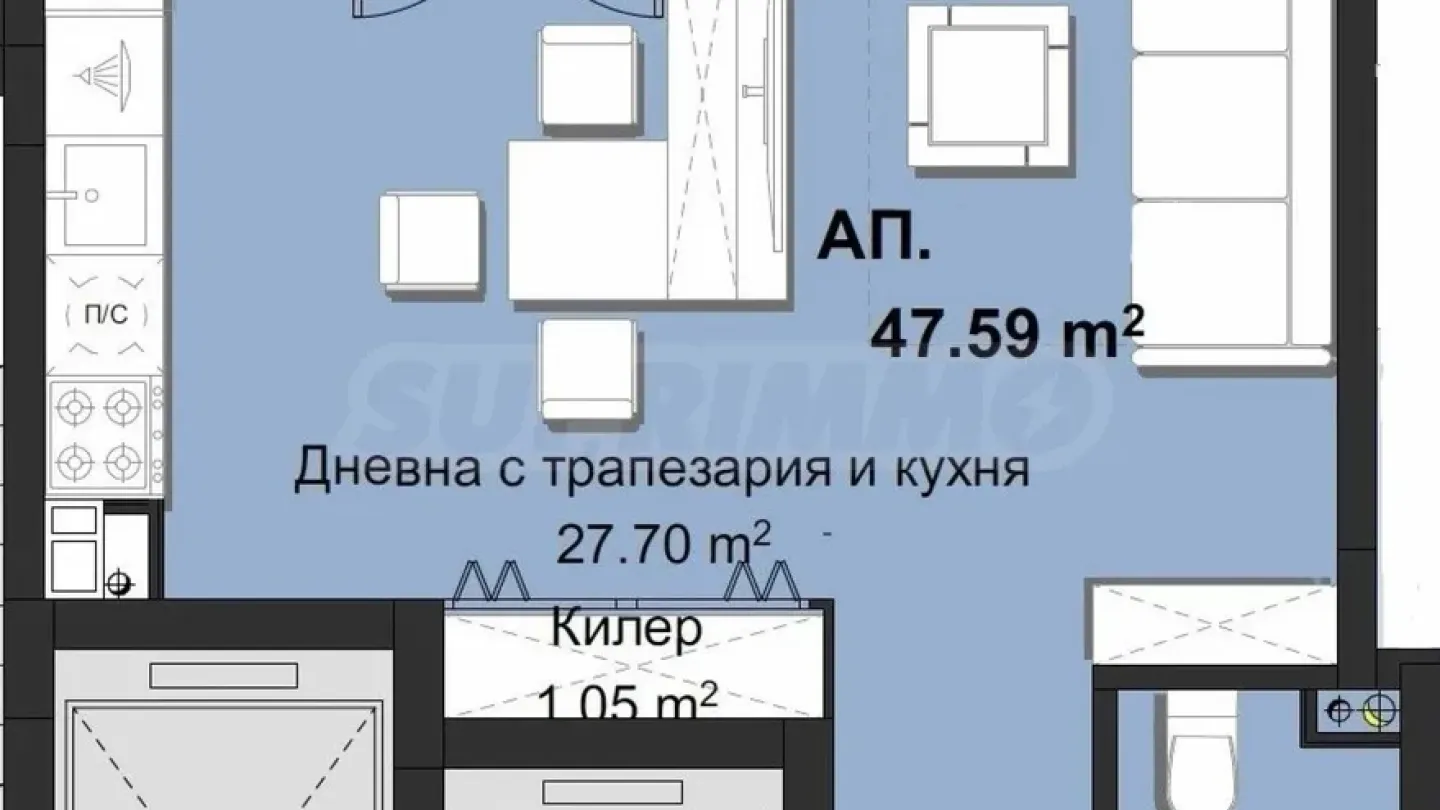 Modern 1-Bedroom Apartment - Plovdiv, Bulgaria - Image 1