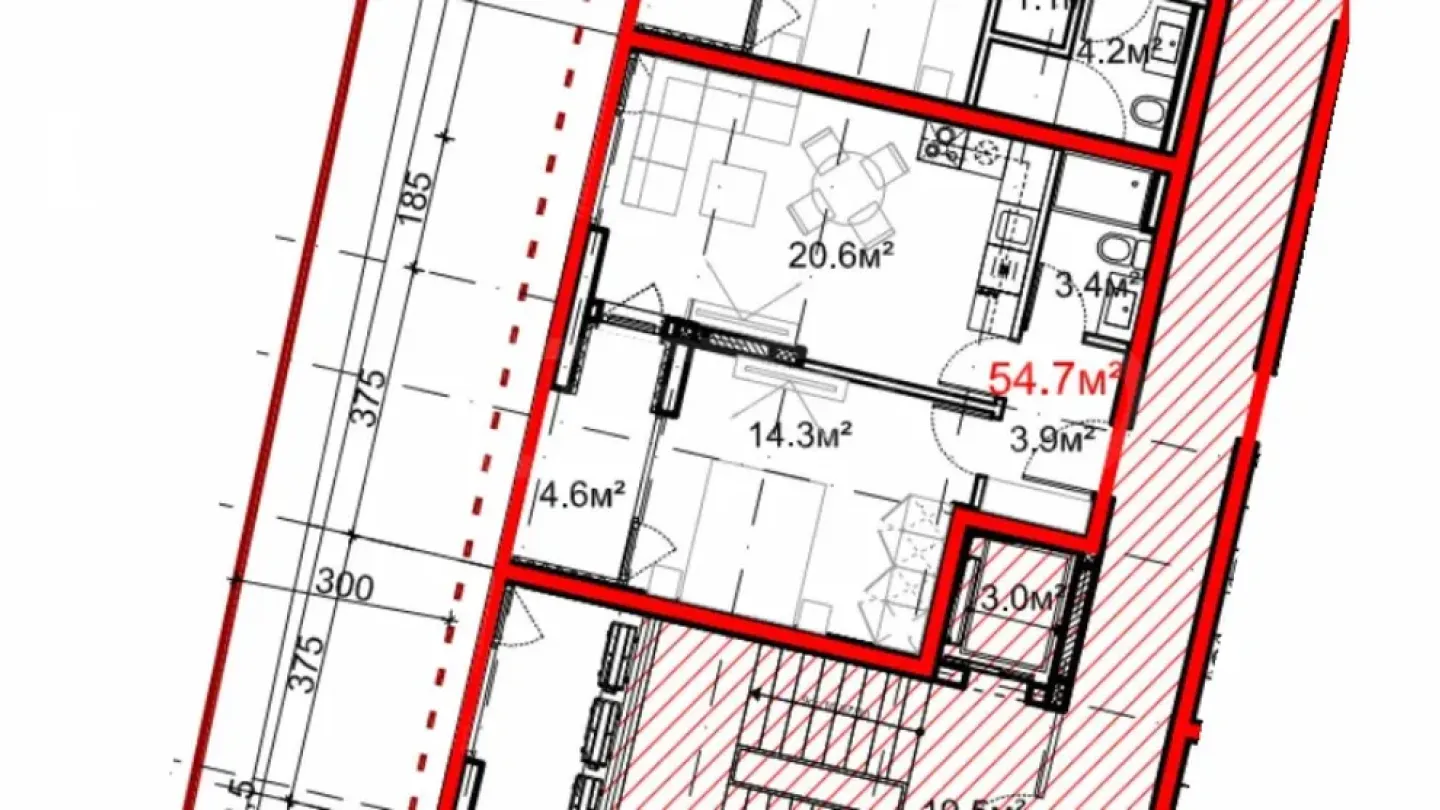 Modern 2-Bedroom Apartment in Sofia's Kruzheva Vada - Image 4
