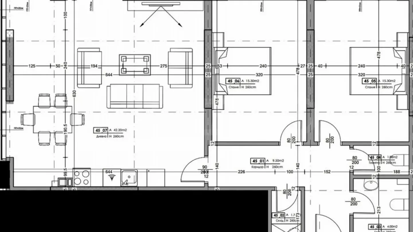 Spacious Apartment by River Maritsa, Plovdiv - New Complex - Image 1
