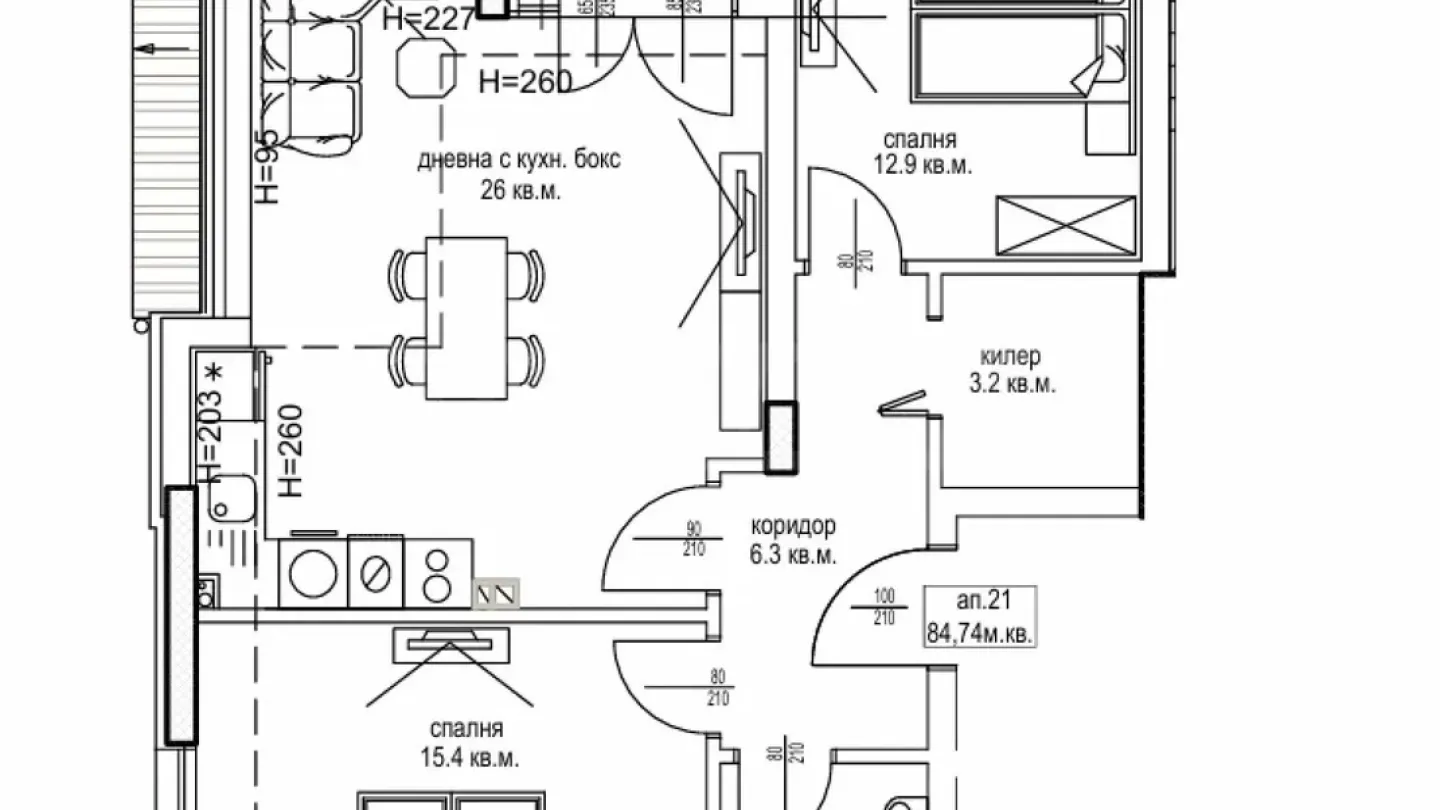 Modern 3-Bedroom Apartment - Varna, Bulgaria - Image 1