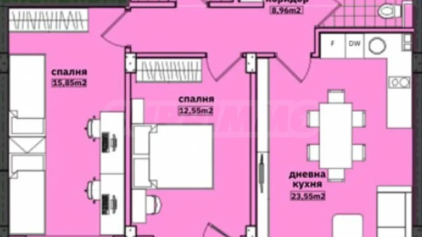 Spacious 2-Bedroom Apartment in Meden Rudnik, Burgas - Image 4