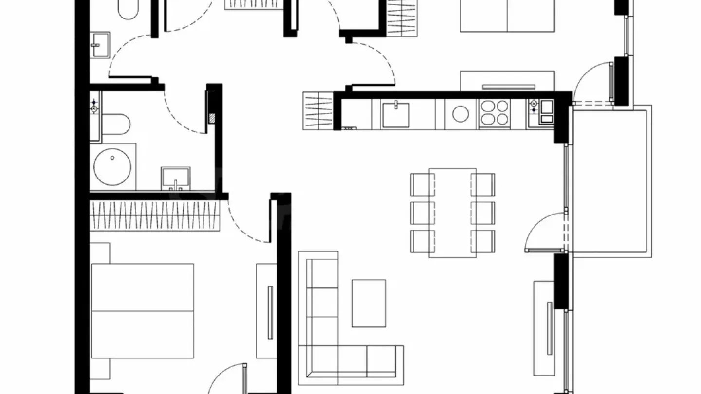 Sofia 3-Bed Apartment Near Prof. K. Azaryan - Image 5