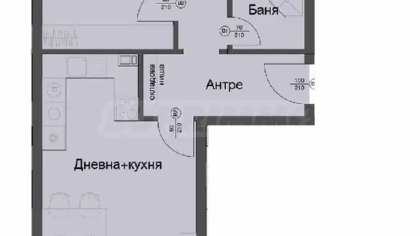 Spacious 2+1 Apartment in Sofia's Lozenetz District - Image 1
