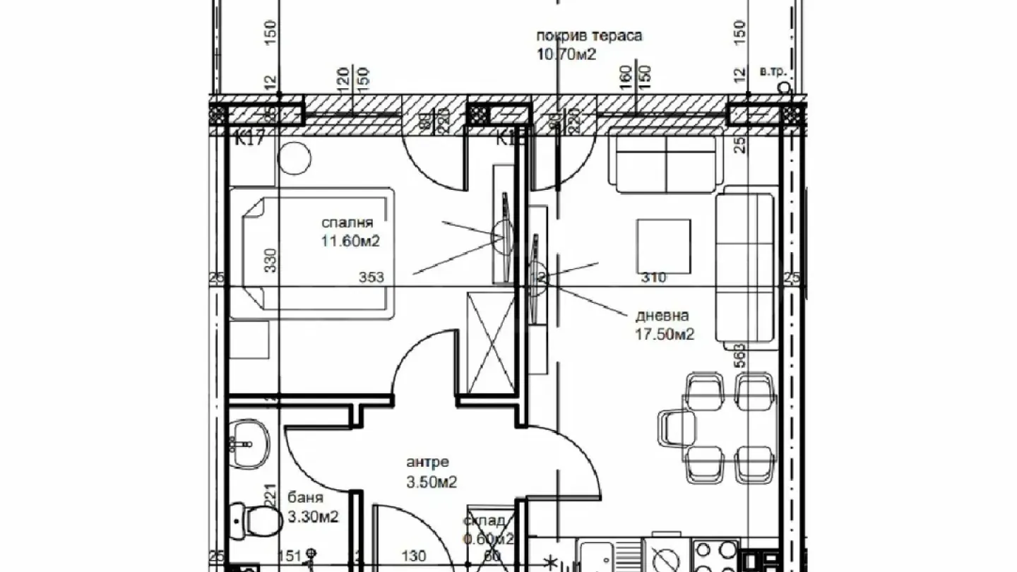 Spacious 2-Bedroom Apartment in New Plovdiv Complex - Image 1