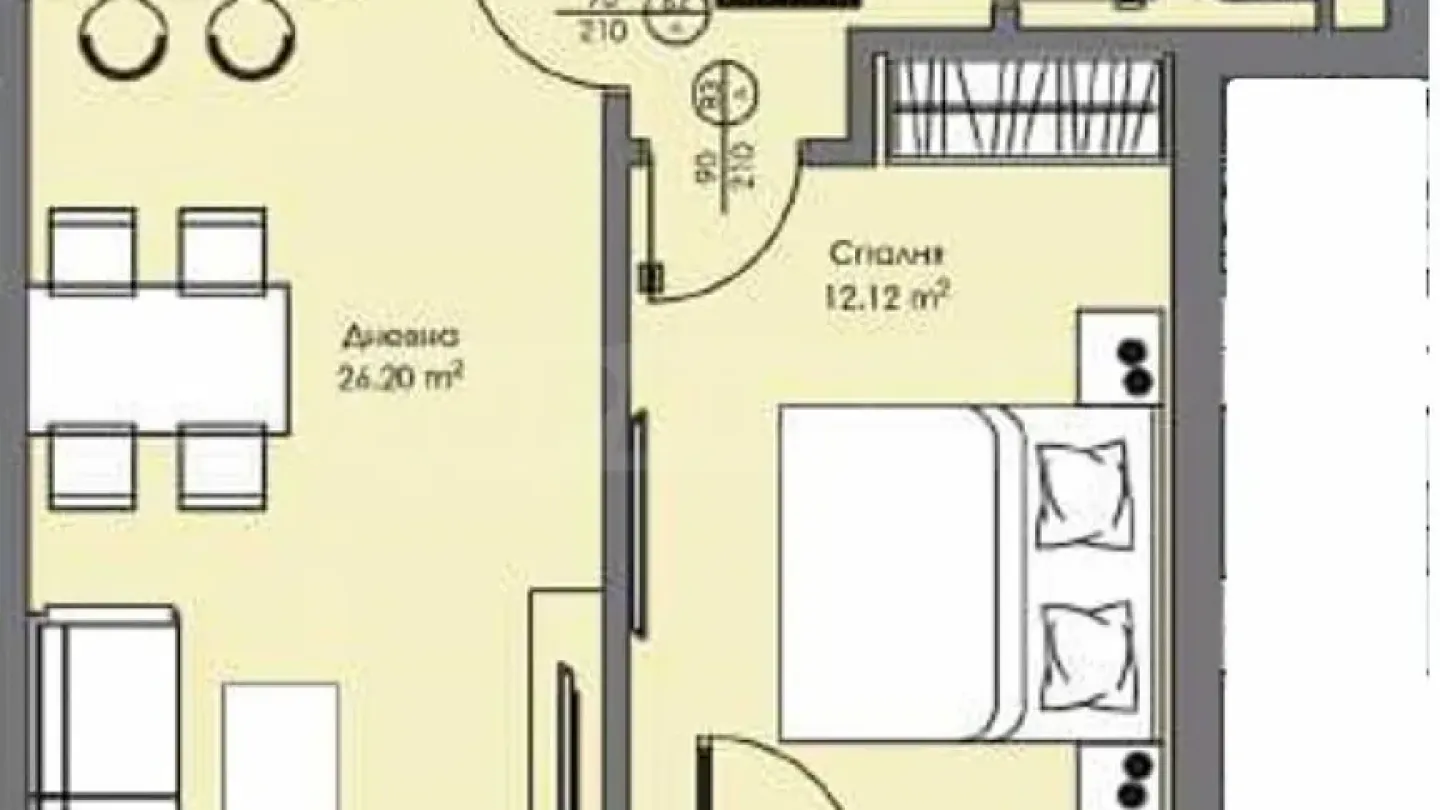 Modern One-Bedroom Apartment in Burgas's New Madika Area - Image 1