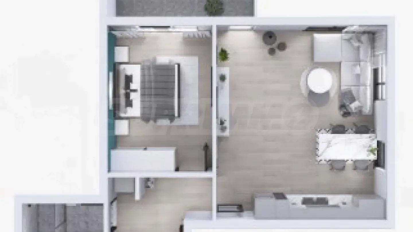 Modern 2-bedroom apartment in Plovdiv, Bulgaria, with a balcony and great location. - Image 5