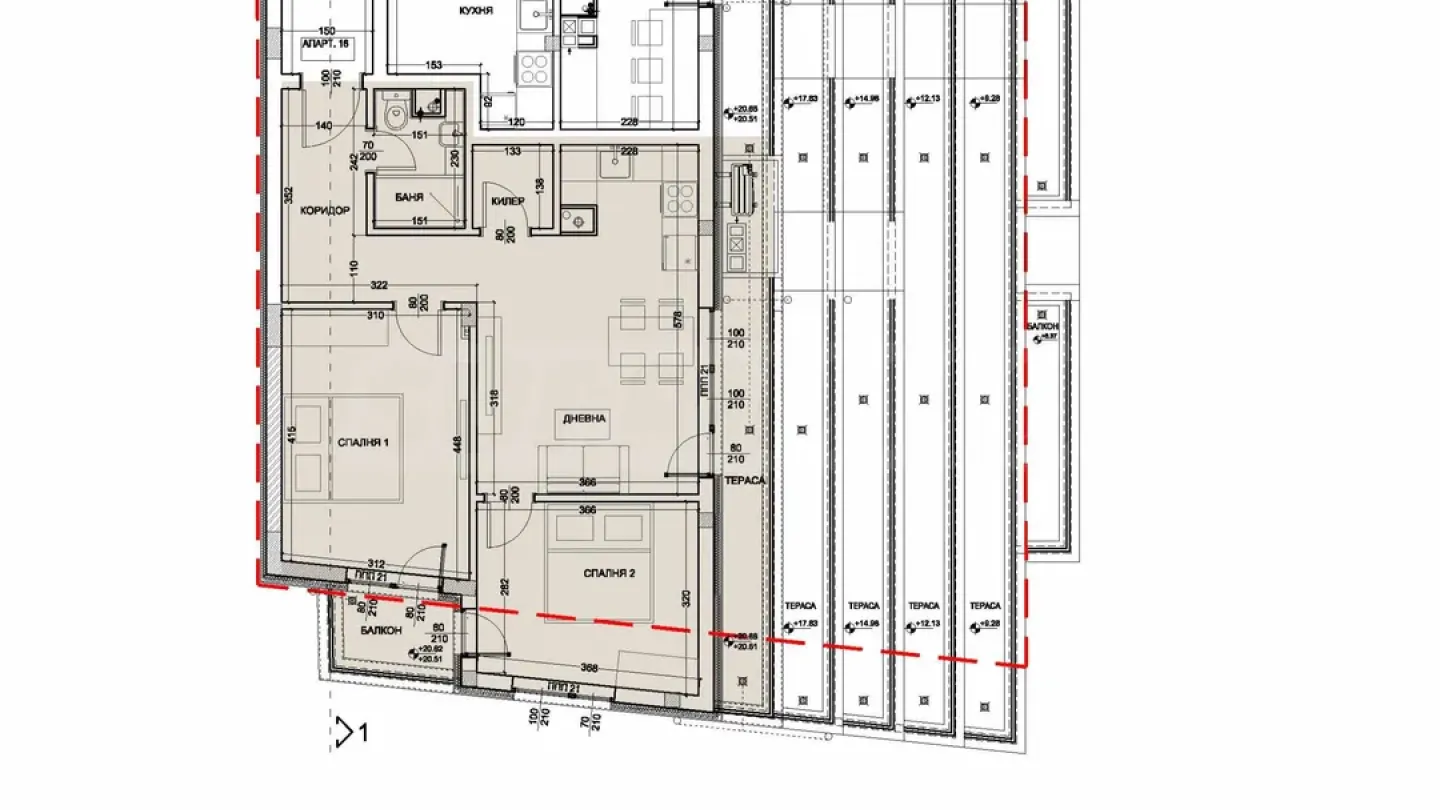 Modern 3-Bedroom Apartment with City Views in Varna - Image 2