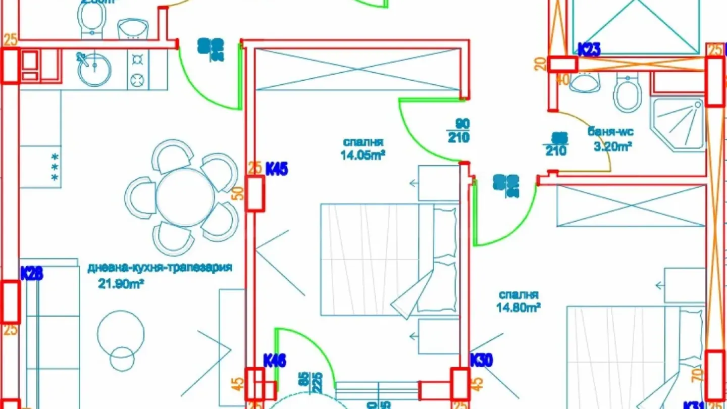 Bright 3-Bedroom Apartment Near Mall Galleria, Burgas - Image 2