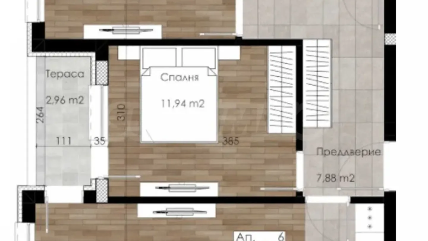 Spacious, Fully Furnished Two-Bedroom Apartment in Plovdiv's "Ostomila" Residential Complex. - Image 3