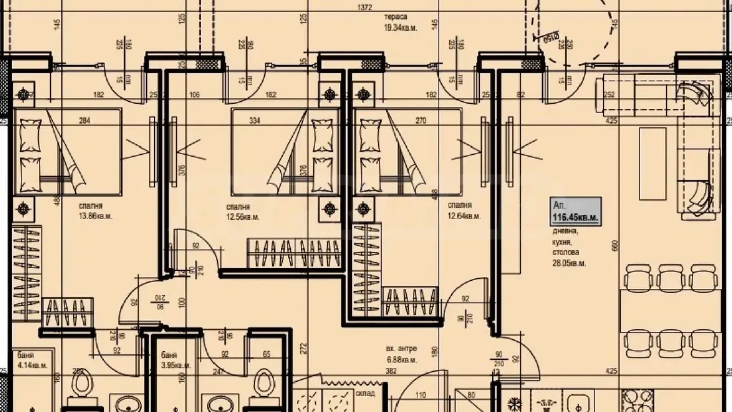 Spacious 3-Bed Apartment in Plovdiv, Bulgaria - Image 3
