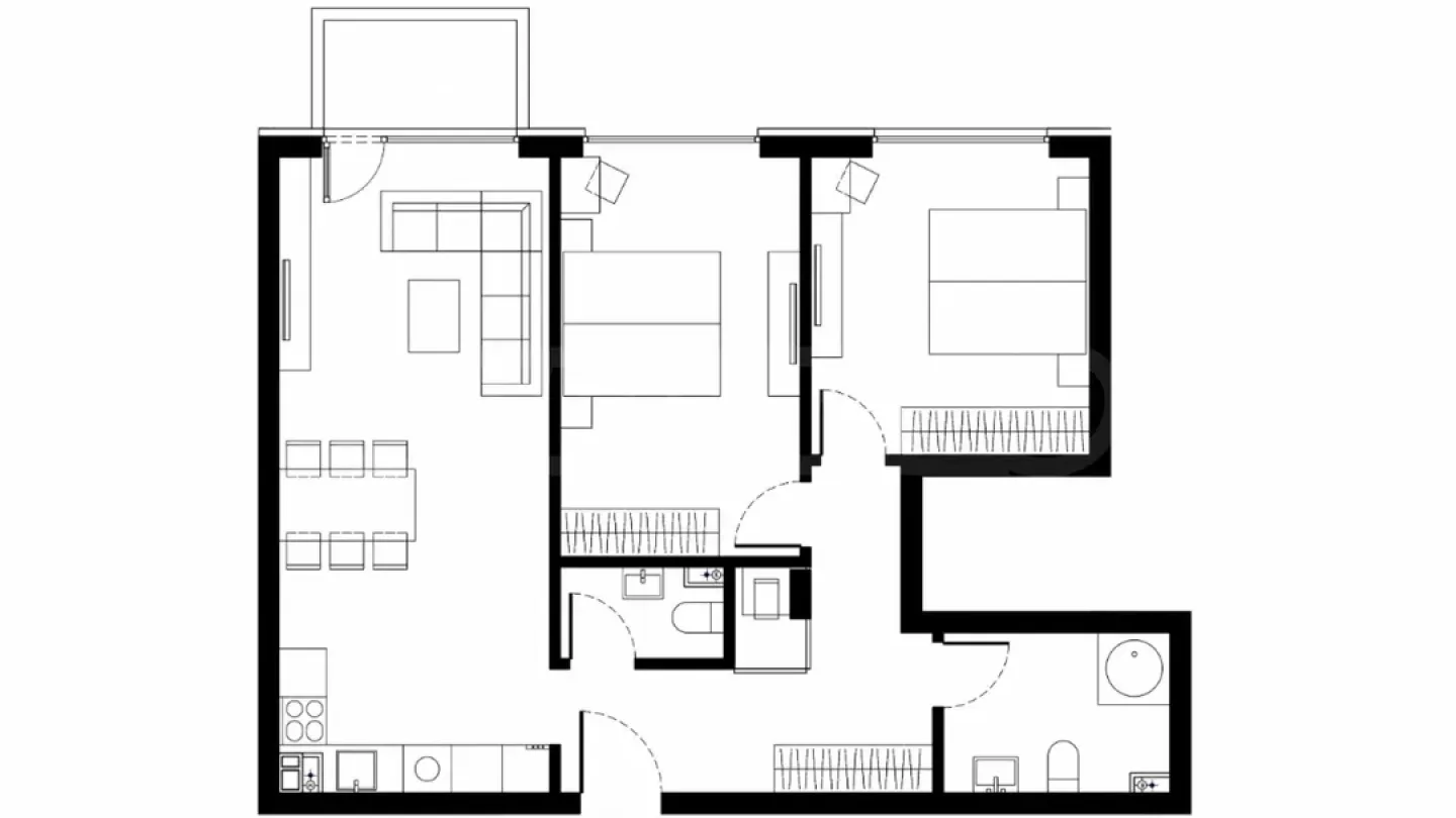 Spacious 3-Bedroom Apt w/ Park & Views - Image 4