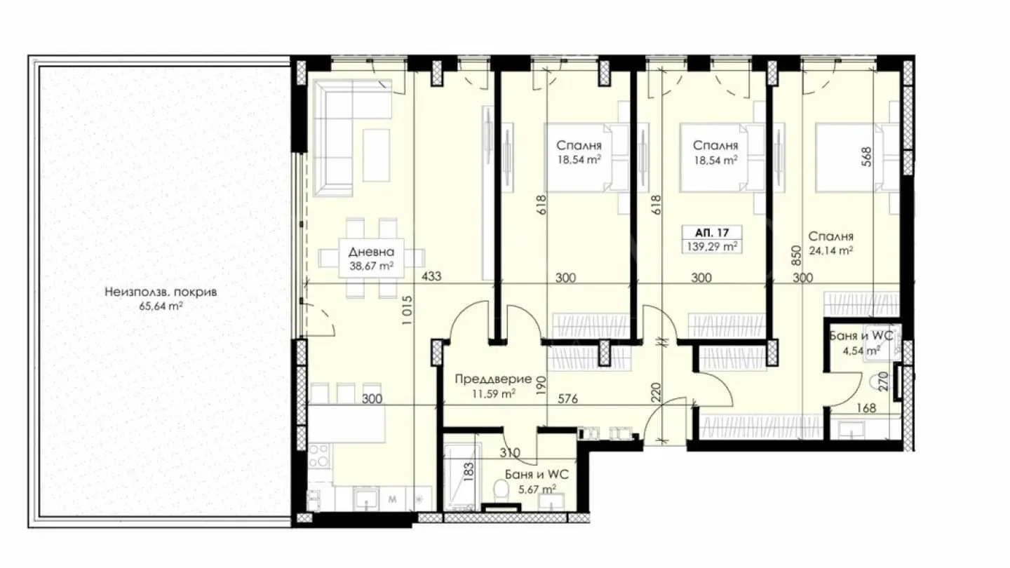 Spacious 3-Bedroom Apartment in New Boutique Complex, Plovdiv - Image 1