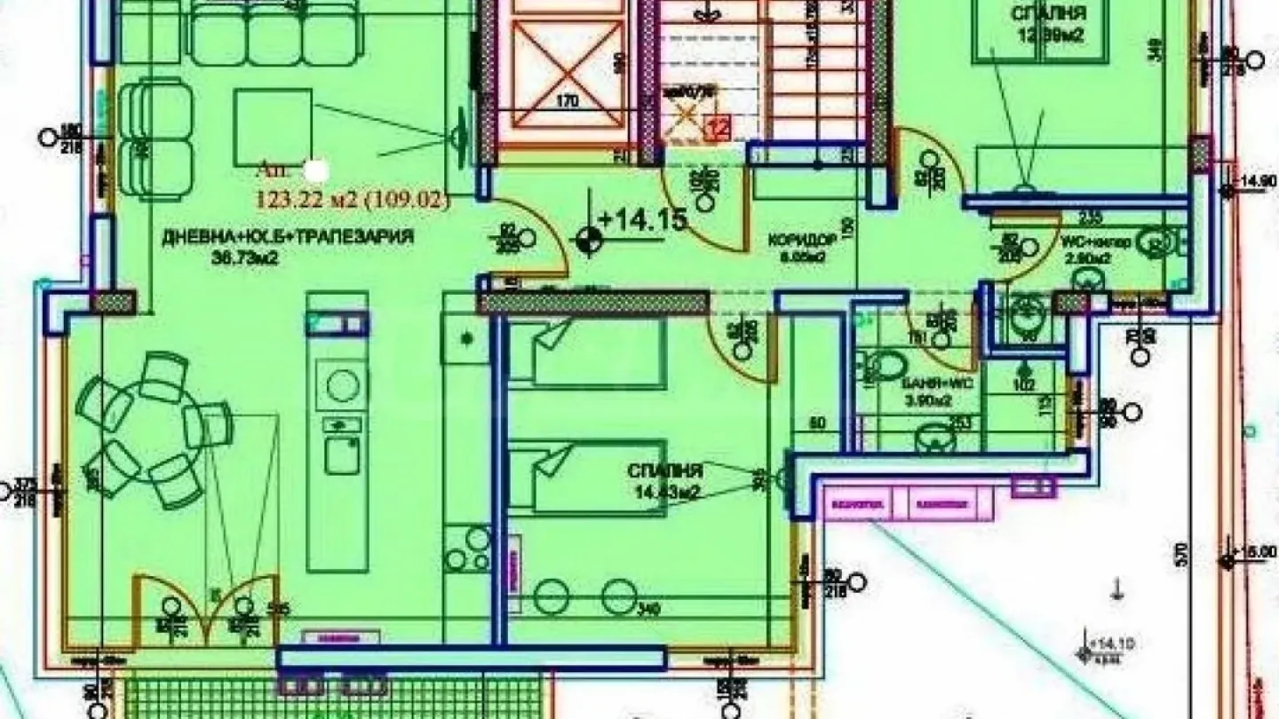 Spacious 3-Bedroom Apartment in New Plovdiv Building - Image 2