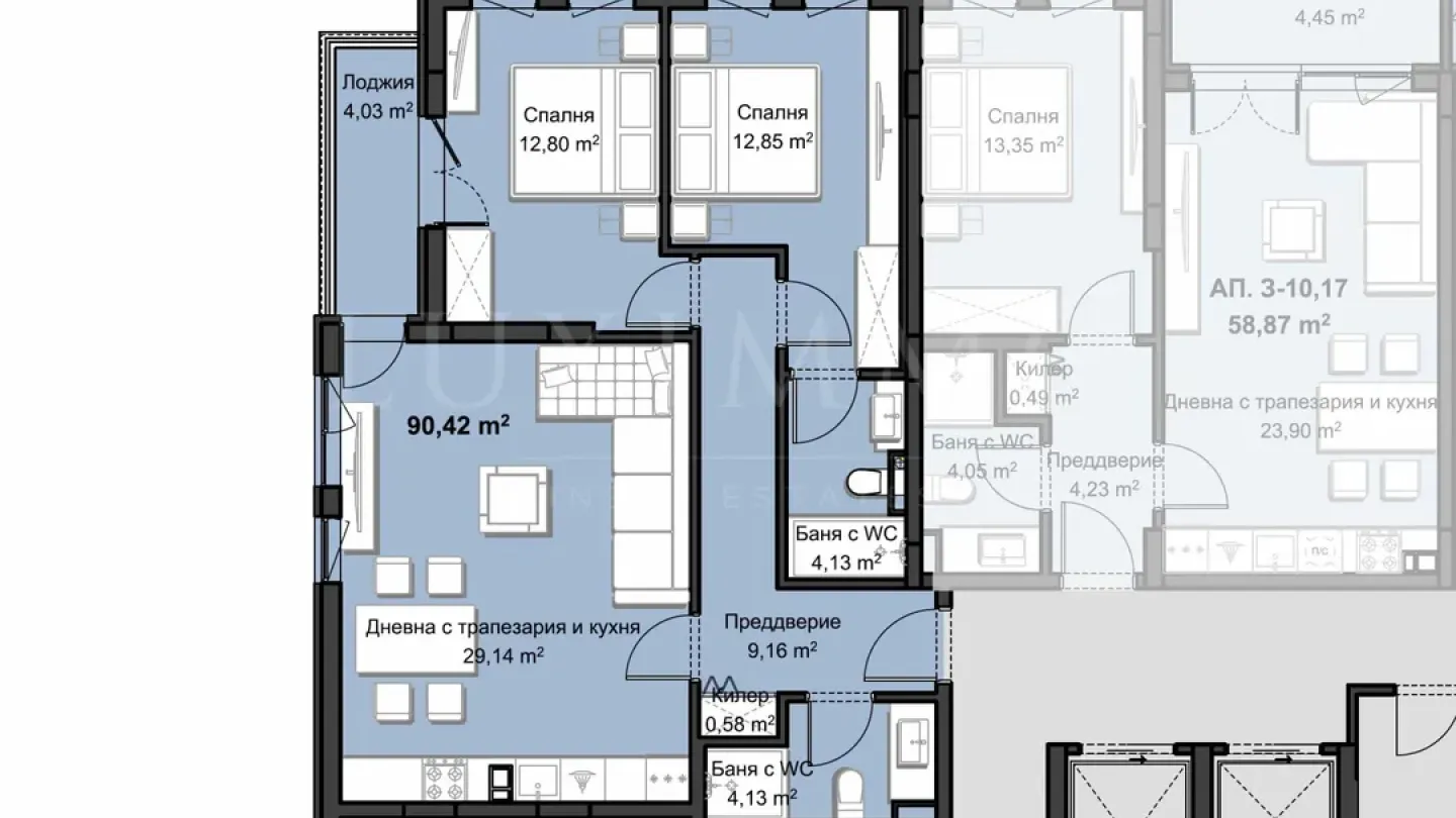 Spacious 2-Bed Apartment in Modern Plovdiv Complex - Image 1
