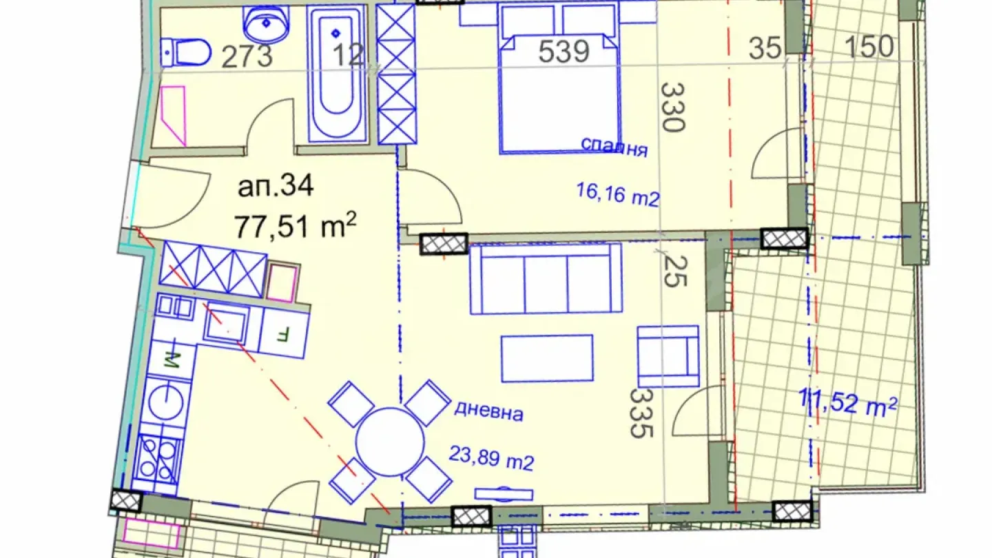 Panoramic 11th-Floor Apartment - Sofia, Bulgaria - Image 3