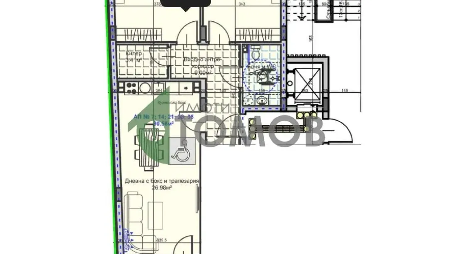 Spacious Three-Bedroom Apartment in New Development, Stara Zagora - Image 2