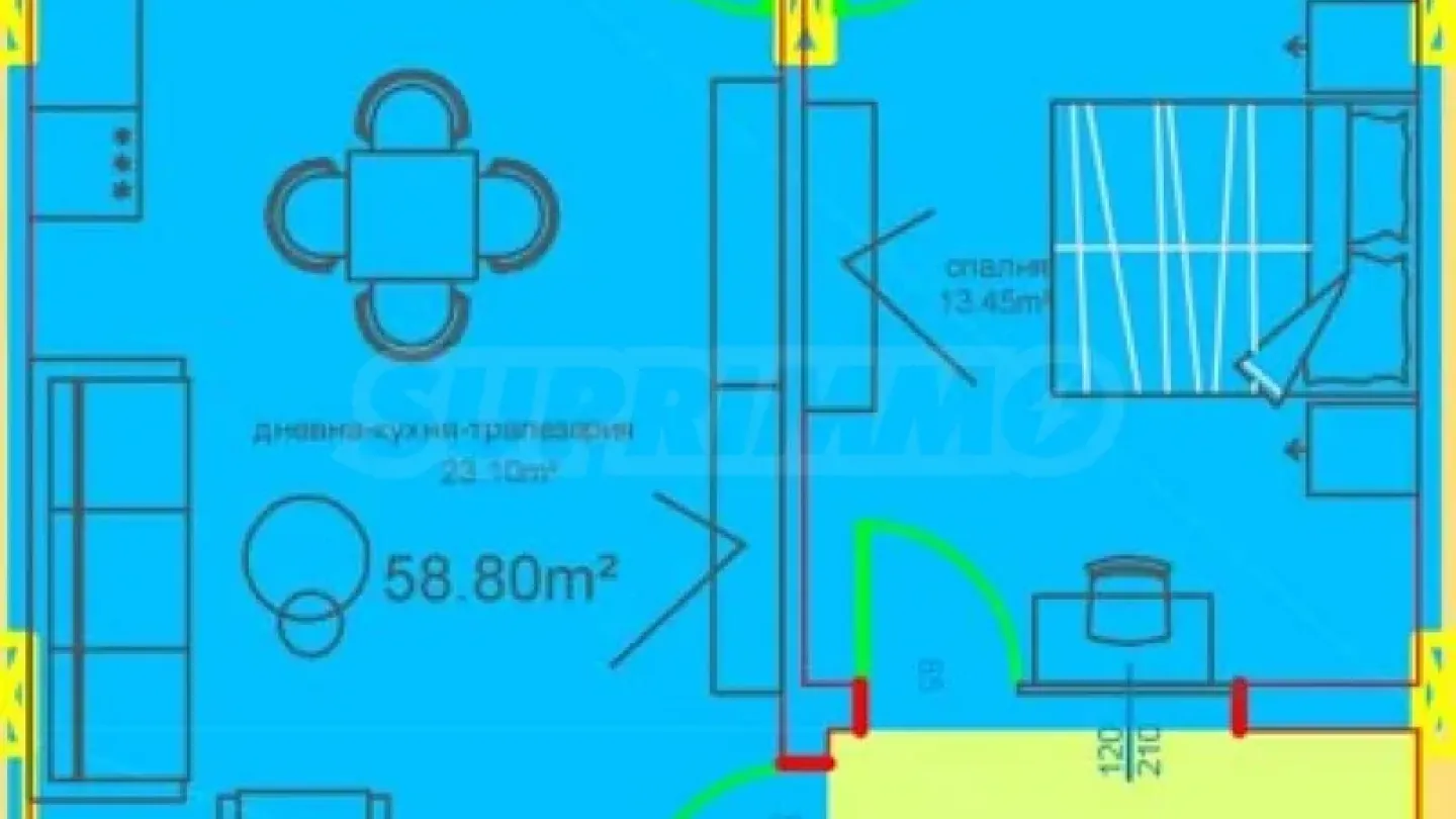 Modern 2-Bedroom Apartment in Burgas, Bulgaria - New! - Image 1