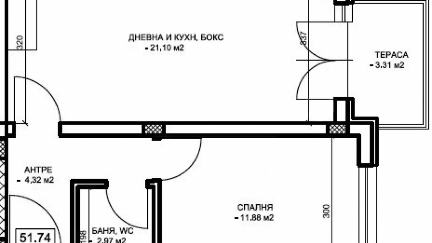 Modern 1-Bedroom Apartment in Plovdiv City Center - Act 16 - Image 1