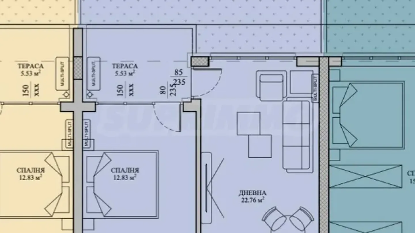 Modern Sofia Apartment with Private Courtyard - Image 1