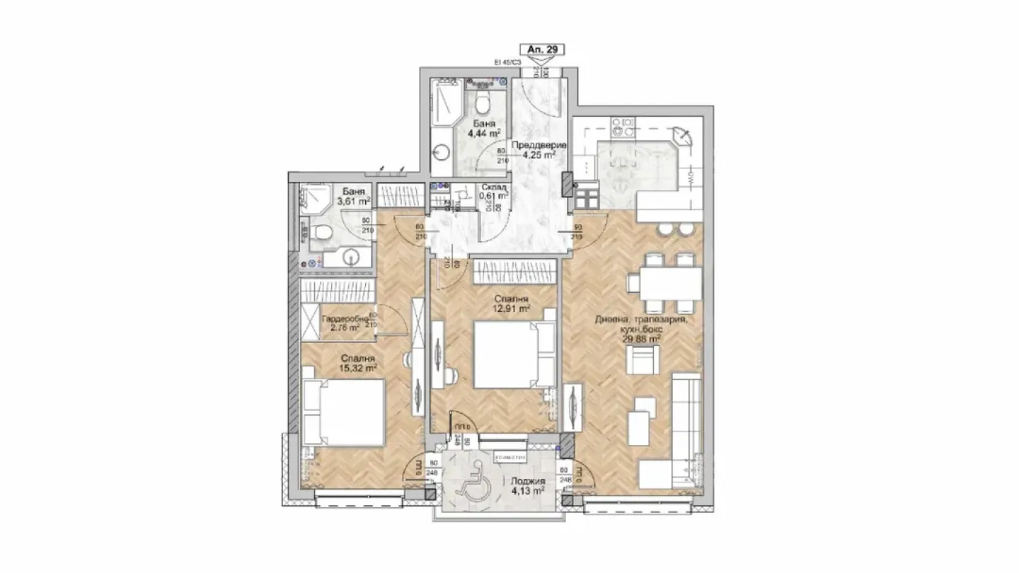 Spacious 3-Bedroom Apartment in Sofia City - Image 5