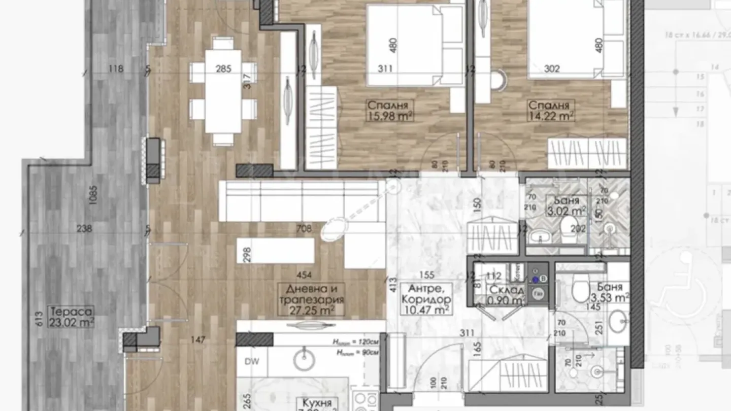 Spacious 2-Bedroom Apartment in Sofia's Boutique Building - Image 4