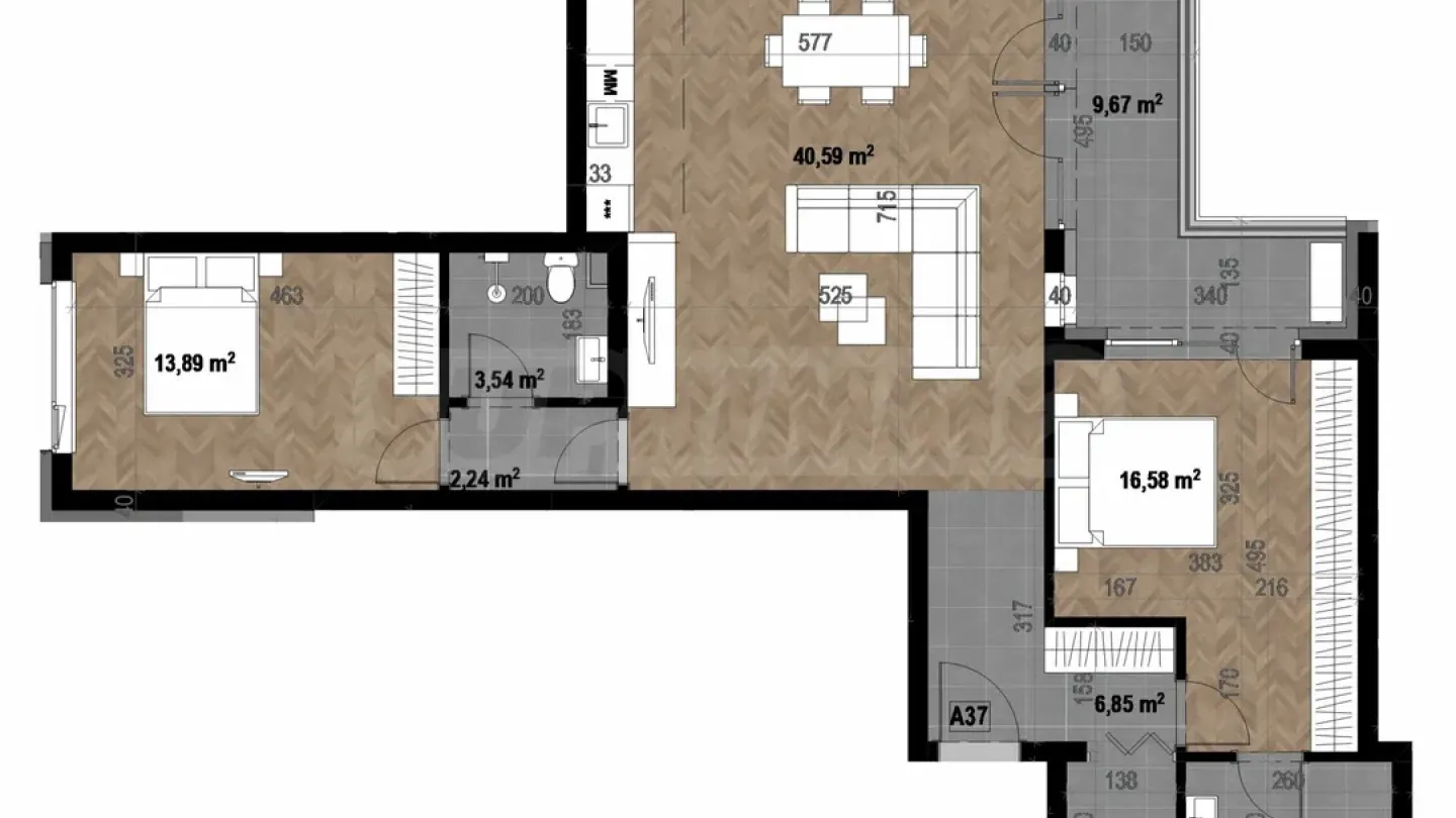 Spacious 3-Bedroom Apartment in Sofia City - Image 5