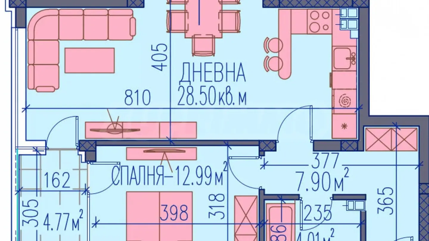 Spacious 2-Bedroom Apartment in New Plovdiv Complex - Image 3