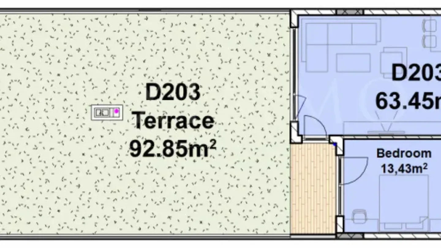 Spacious One-Bedroom Apartment Near Sofia Mall & Park - Image 1