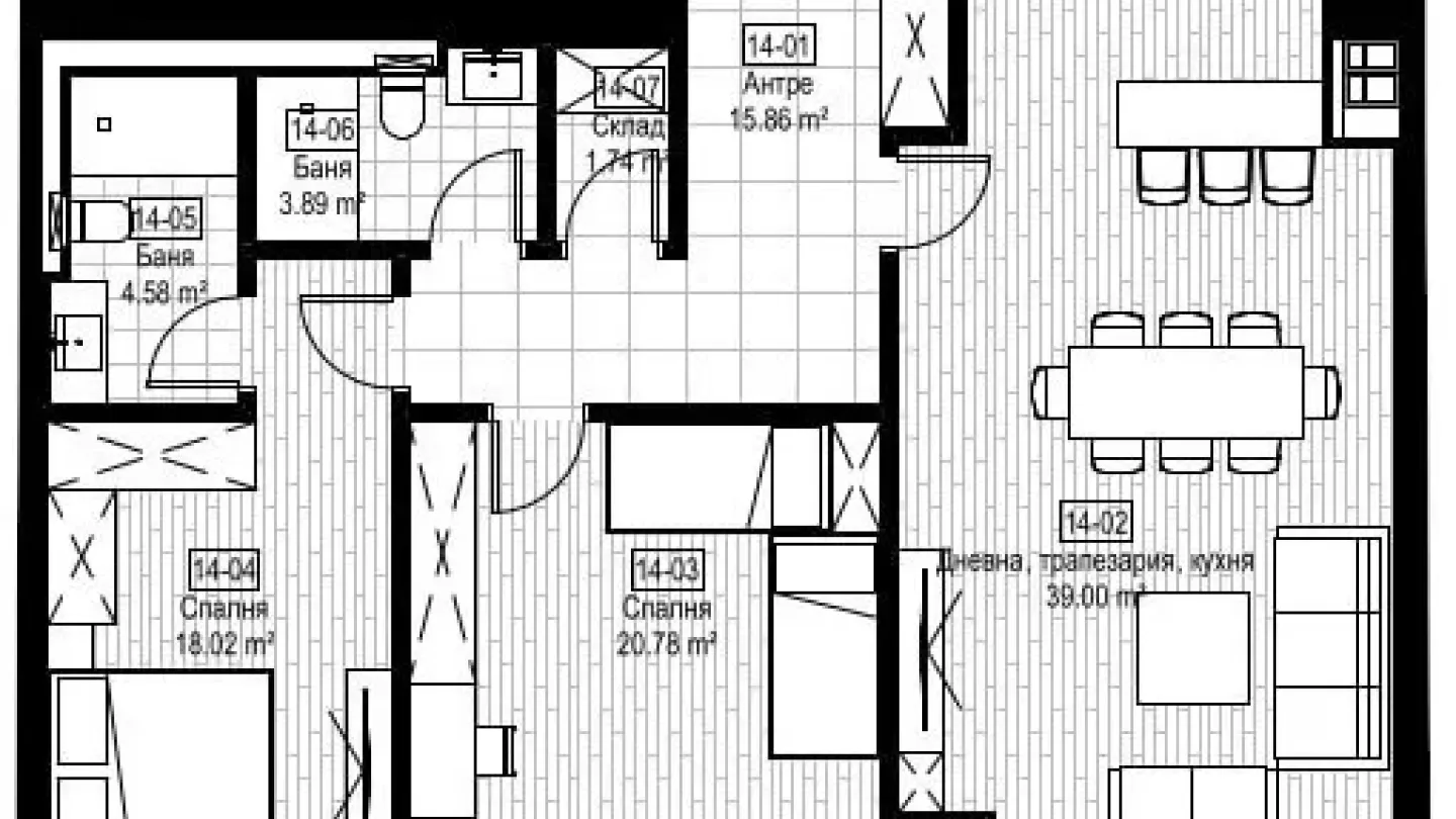 Spacious Two-Bedroom Apartment Near Metro in Mladost 3, Sofia - Image 4