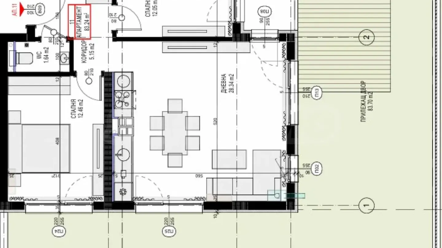 Spacious 3-Bedroom Apartment with Garden in Sofia - Image 2