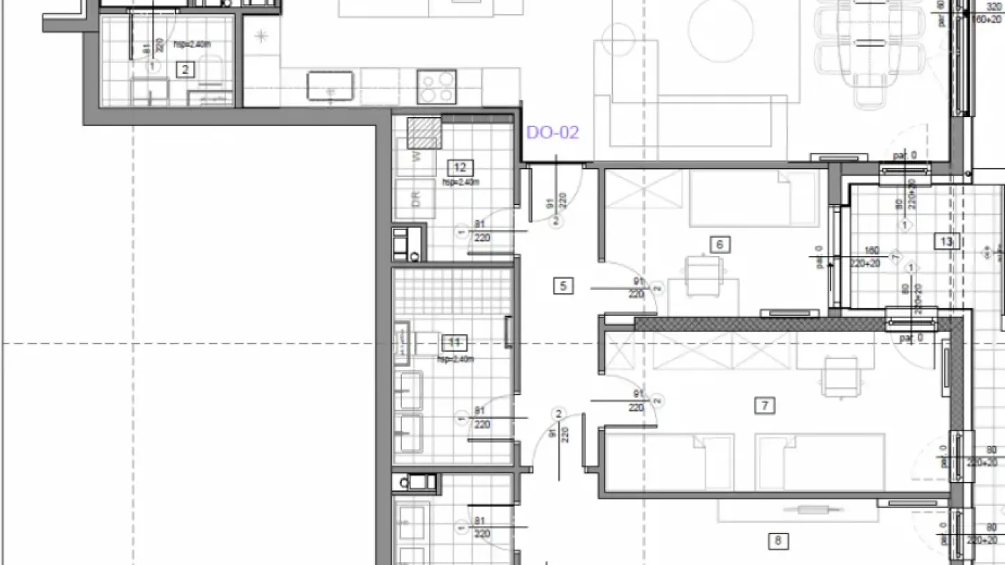 Spacious 3-Bedroom Apartment with Climate Control in Belgrade - Image 4