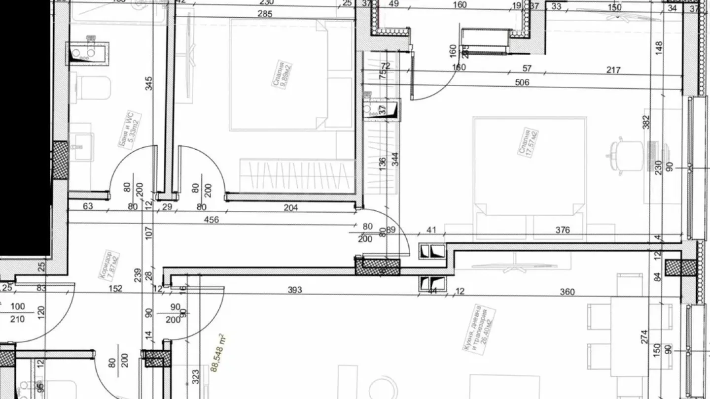 Spacious 3-Bedroom Apartment in Burgas City Center - Image 2