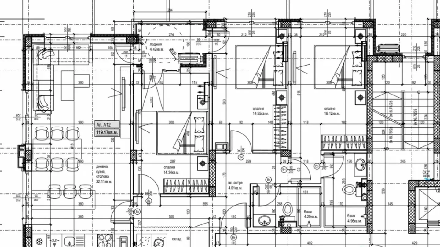 Spacious 4-Bed Apartment, New Complex, Plovdiv - Image 1