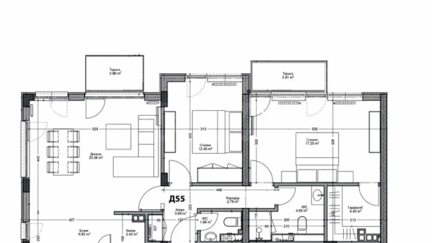 Spacious 2BR Apartment in Plovdiv Complex - Image 2