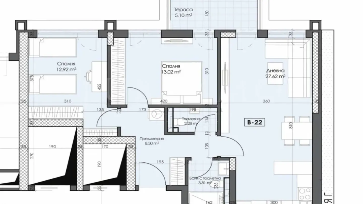 Spacious 2-Bedroom Apartment in Modern Plovdiv Complex - Image 2