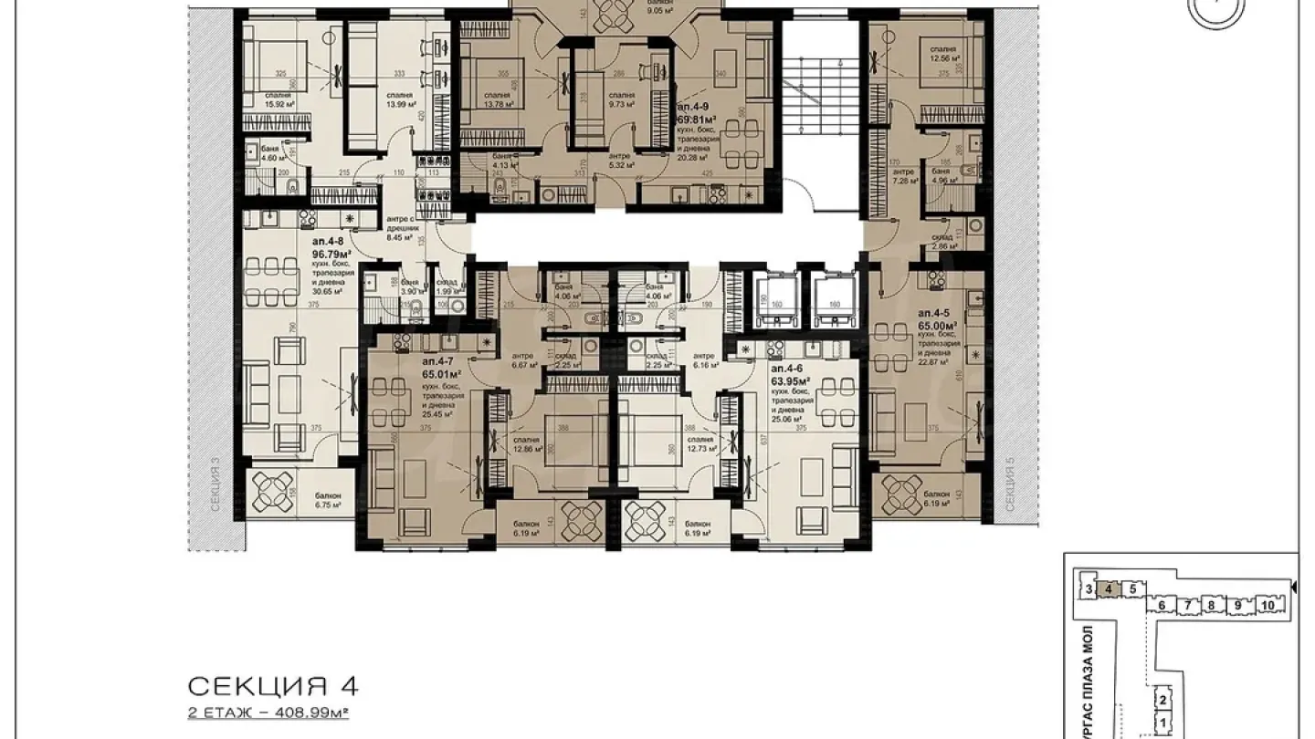 Spacious 1-Bedroom Apartment with Private Garden in Grand Plaza Residence - Image 5